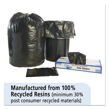 Stout® by Envision™ Total Recycled Content Plastic Trash Bags, 65 Gal, 1.5 Mil, 50" X 51", Brown-black, 100-carton freeshipping - TVN Wholesale